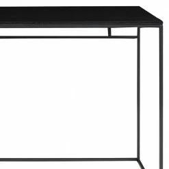 Kleiner Schreibtisch In Schwarz 100x45 - Fiorda -Tulcea Shop kleiner schreibtisch in schwarz 100x45 modernes design mit buegelgestell fiorda 05