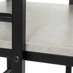 Loft Schreibtisch Mit Regal Gesehia In Beton Dekor 7 Loft Schreibtisch Mit Regal Gesehia In Beton Dekor -Tulcea Shop loft schreibtisch mit regal in beton dekor schwarz gesehia 02