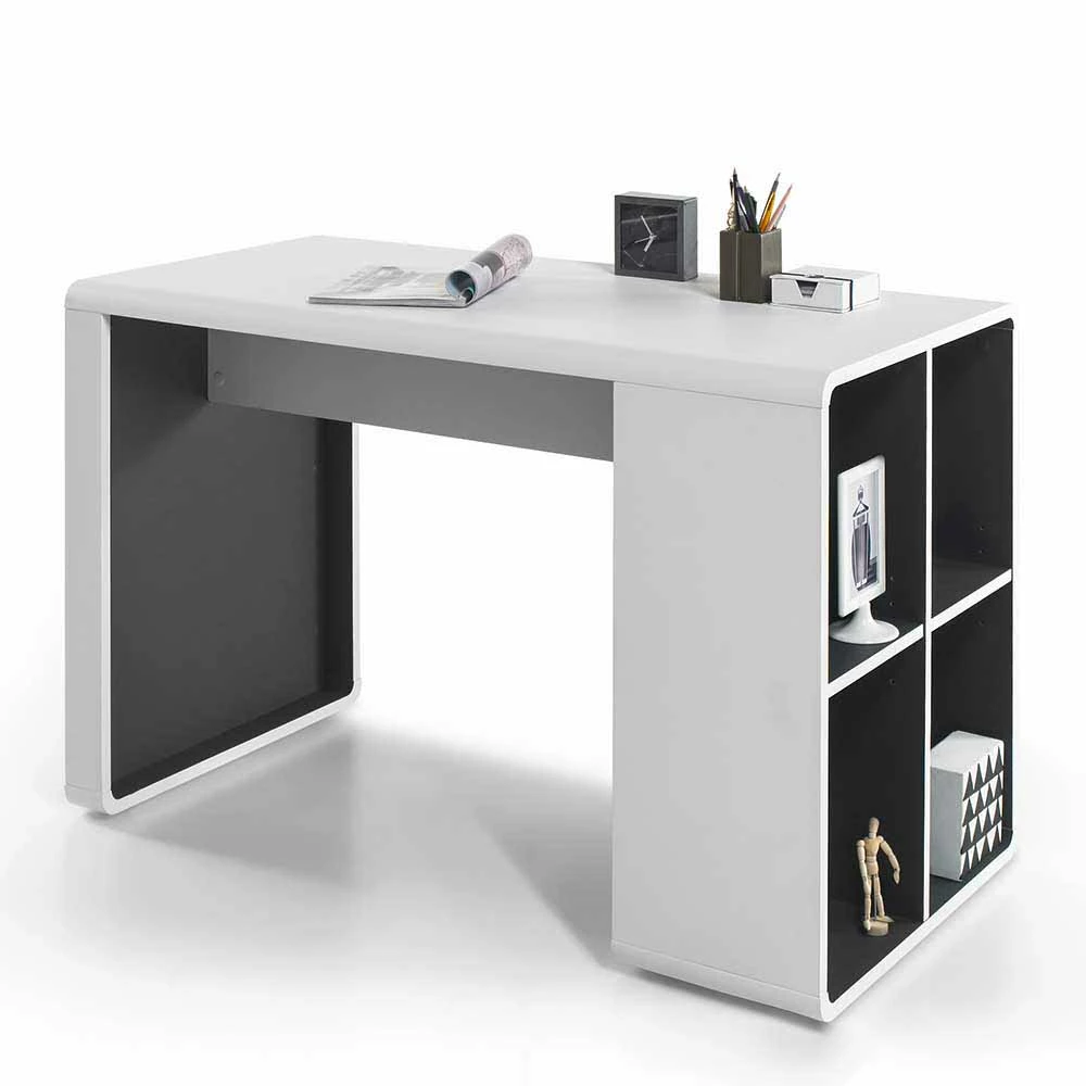 Moderner Schreibtisch Mit Regal - Compadro 5 Moderner Schreibtisch Mit Regal - Compadro – Bild 3