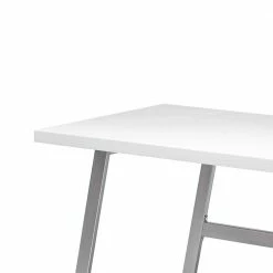 PC Schreibtisch Joera In Weiß 12 PC Schreibtisch Joera In Weiß -Tulcea Shop pc schreibtisch weiss 140 cm breite in modernem design mit metall joera 04