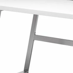 PC Schreibtisch Joera In Weiß 13 PC Schreibtisch Joera In Weiß -Tulcea Shop pc schreibtisch weiss 140 cm breite in modernem design mit metall joera 05