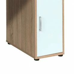 PC Tisch Ejola In Eiche Sonoma Weiß 11 PC Tisch Ejola In Eiche Sonoma Weiß -Tulcea Shop pc tisch eiche sonoma weiss mit tuer ejola 04