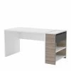 Schreibtisch Arbeitsplatz Ragimar In Weiß Holzdekor Anthrazit 2 Schreibtisch Arbeitsplatz Ragimar In Weiß Holzdekor Anthrazit -Tulcea Shop schreibtisch arbeitsplatz weiss holzdekor anthrazit seiten regal mit klappe ragimar f