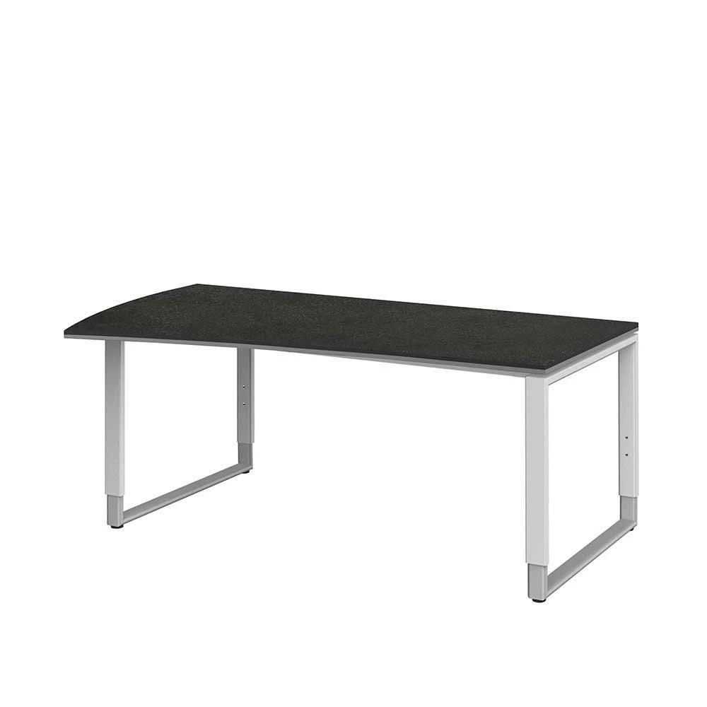 Schreibtisch Gropada In Grau Silber 3 Schreibtisch Gropada In Grau Silber