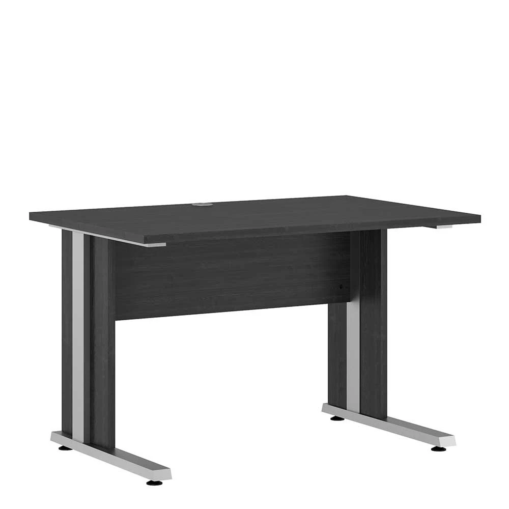 Schreibtisch In Eiche Grau & Alu - Xena 8 Schreibtisch In Eiche Grau & Alu - Xena – Bild 6