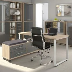 Alternative view of Schreibtisch Kombination Mit Rollcontainer - Xedno (zweiteilig)