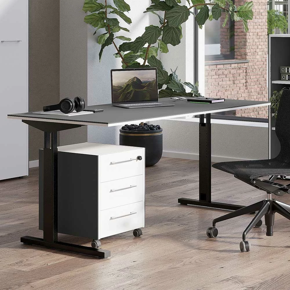 Schreibtisch Mit Höhenverstellung 160x80 Cm - Sida 6 Schreibtisch Mit Höhenverstellung 160x80 Cm - Sida – Bild 4