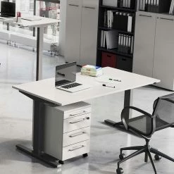 Schreibtisch Mit Höhenverstellung Set - Ofledio (zweiteilig)