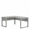 Schreibtisch über Eck In Platingrau - Emeziano -Tulcea Shop schreibtisch ueber eck in platingrau und alufarben emeziano f