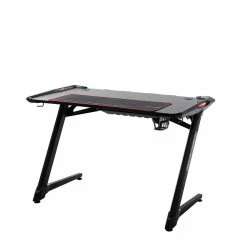 Schwarzer Gamer PC Tisch Mit LED Beleuchtung - Frogs