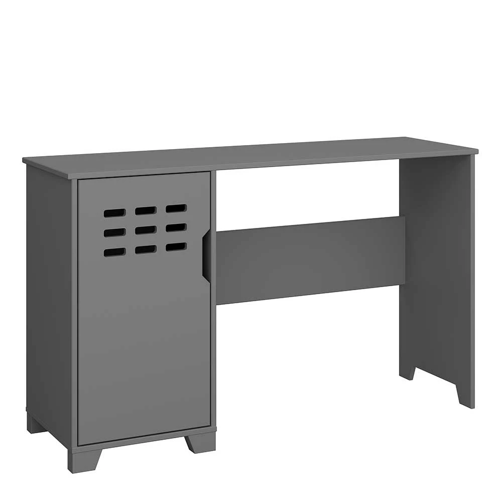 Skandi Schreibtisch In Grau 123x40 Cm - Niento 4 Skandi Schreibtisch In Grau 123x40 Cm - Niento – Bild 2