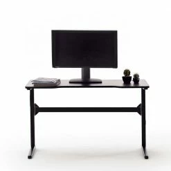 Stylischer Tisch Für Gaming PC In Schwarz - Abla 11 Stylischer Tisch Für Gaming PC In Schwarz - Abla -Tulcea Shop stylischer tisch fuer gaming pc in schwarz mit led beleuchtung abla 03