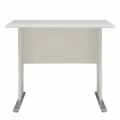 Weißer Bürotisch Mit Knieraumblende - Radiassu 9 Weißer Bürotisch Mit Knieraumblende - Radiassu -Tulcea Shop weisser buerotisch mit knieraumblende kufengestell in silber radiassu 02