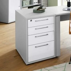 Tulcea Shop -Tulcea Shop winkel schreibtisch anstellcontainer in platingrau weiss emeziano 02