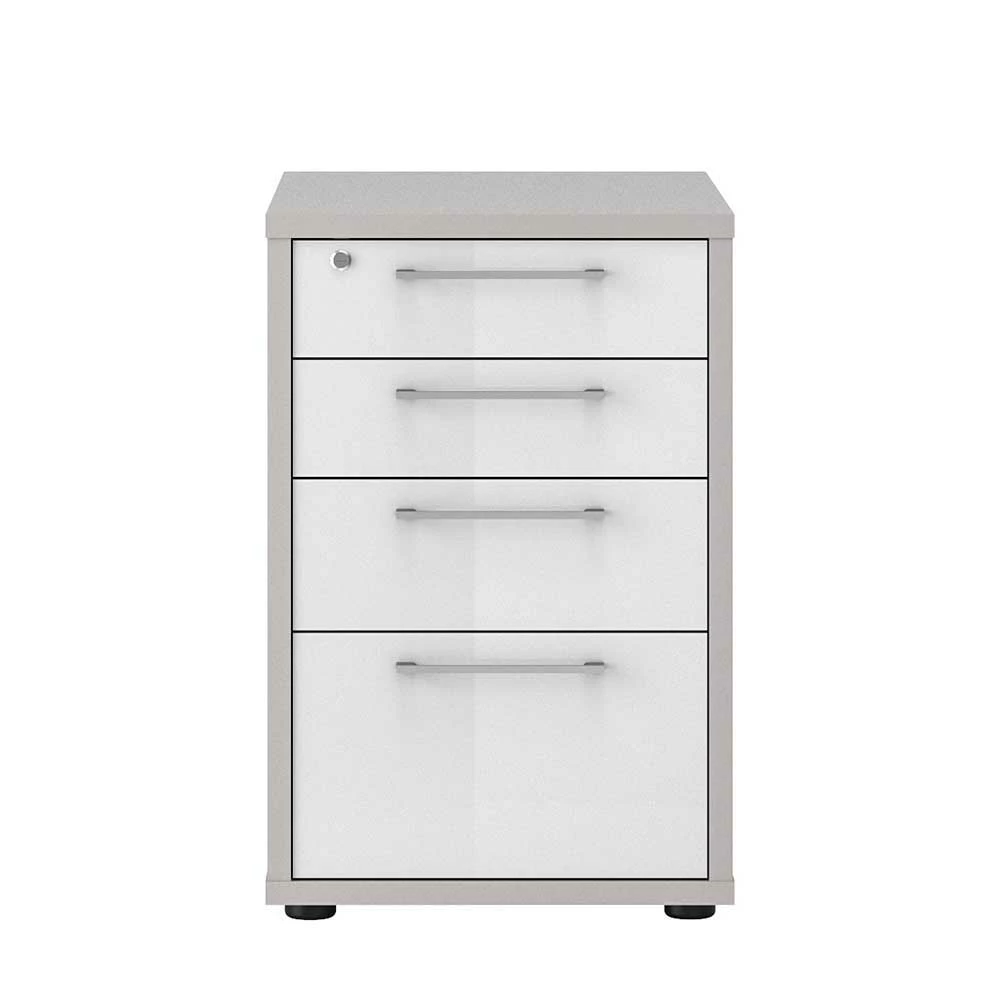 Winkel-Schreibtisch & Anstellcontainer - Emeziano (zweiteilig) 5 Winkel-Schreibtisch & Anstellcontainer - Emeziano (zweiteilig) – Bild 3