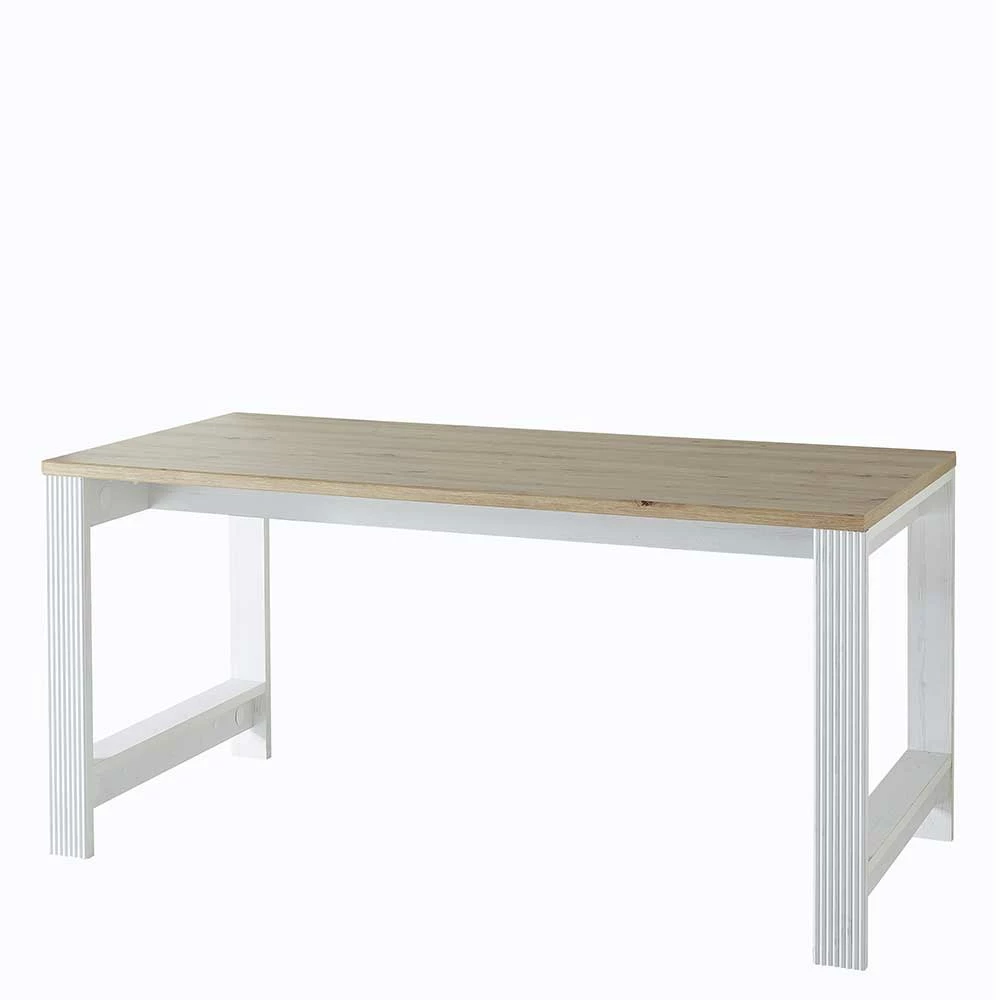 Winkel-Schreibtisch Im Landhausstil - Mehady 5 Winkel-Schreibtisch Im Landhausstil - Mehady – Bild 3