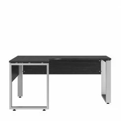 Winkel Schreibtisch In Eiche Grau Holzdekor - Xena -Tulcea Shop winkel schreibtisch in eiche grau holzdekor und alufarben xena 02