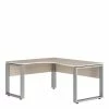 Winkelschreibtisch In Holz White Wash - Sojette 1 Winkelschreibtisch In Holz White Wash - Sojette -Tulcea Shop winkelschreibtisch in holz white wash und alufarben sojette f